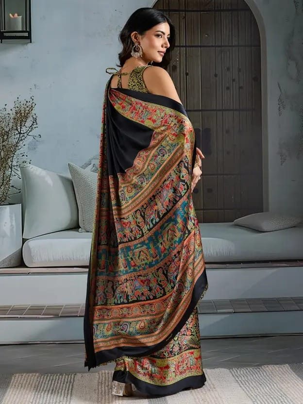 MADHUBANI PRINTED SAREE