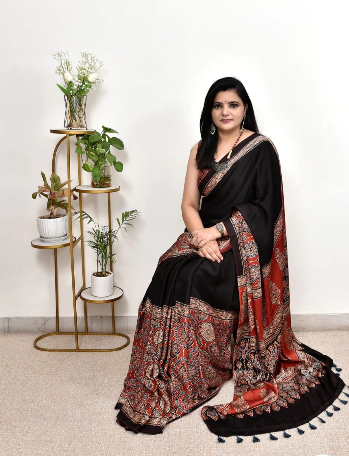 Saree Gajji Creap Silk
