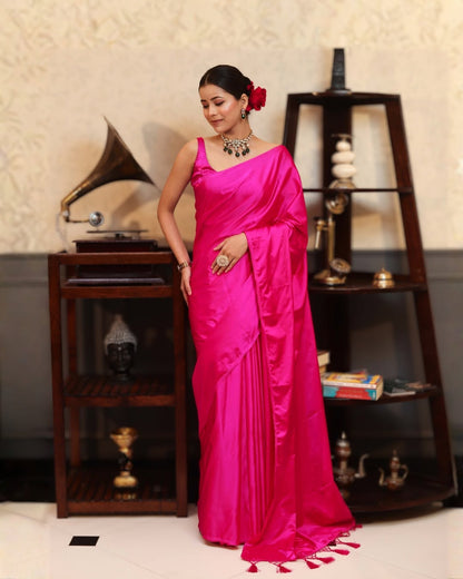 Royal Grace in Classic Black Saree