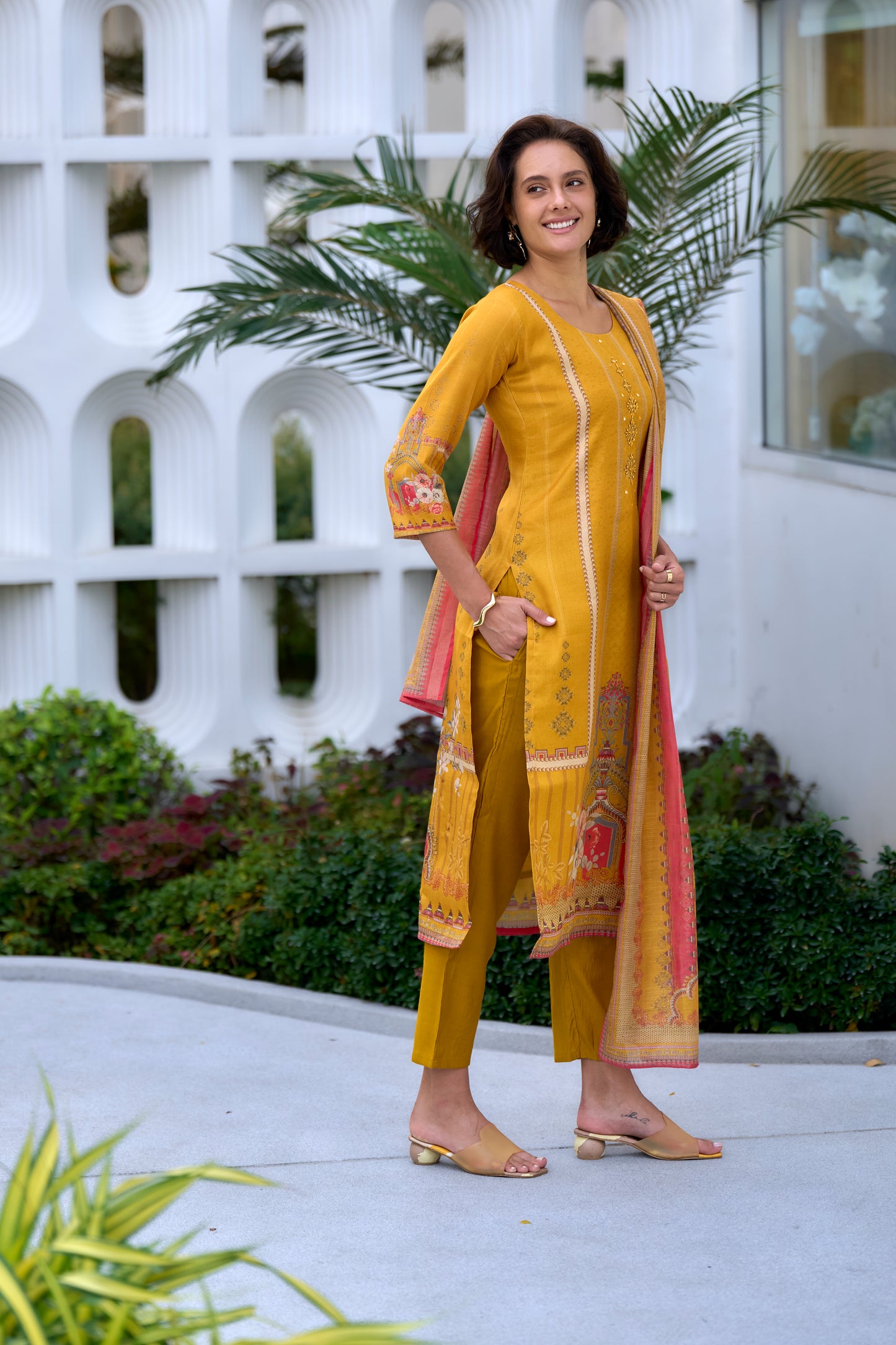 Stylish Floral Printed Co-ord Set