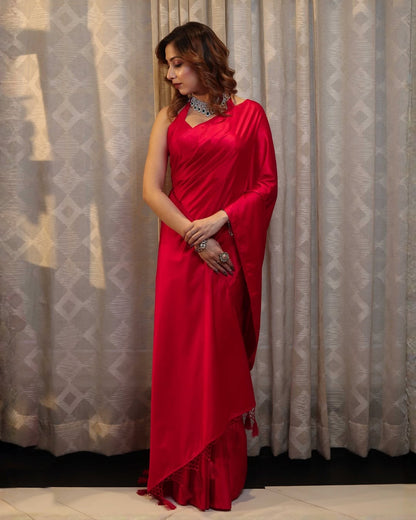 Royal Grace in Classic Black Saree