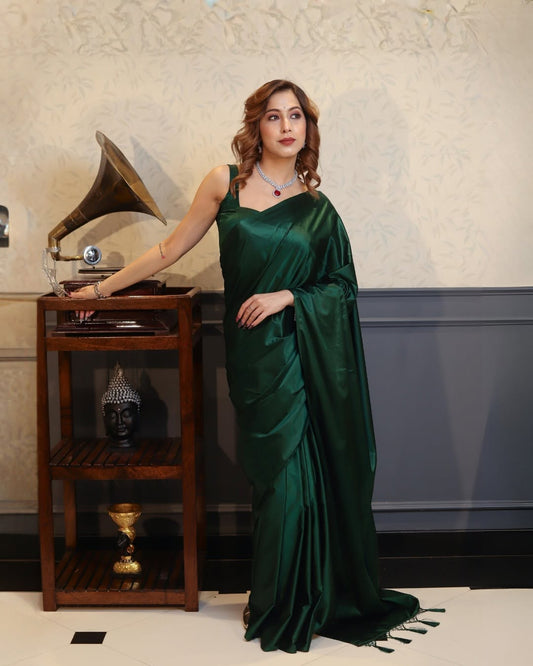 Royal Grace in Classic Black Saree