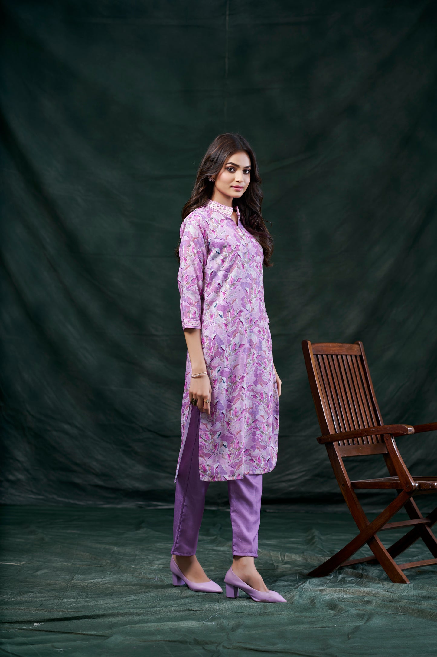 Cotton Jhabba Kali Kurta