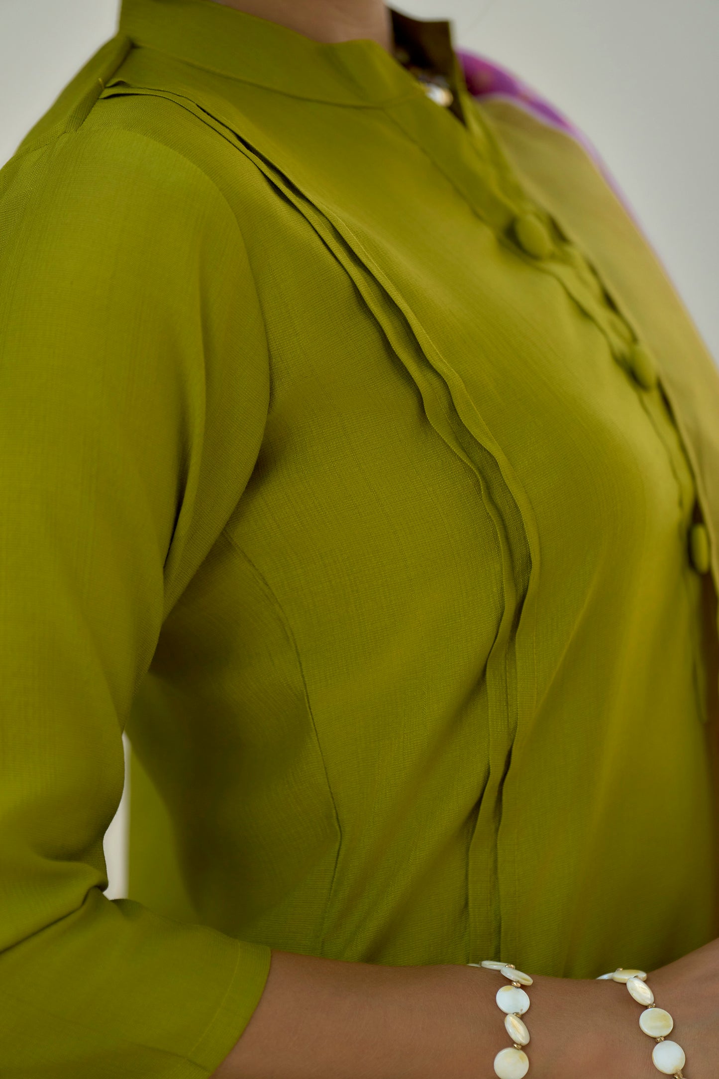 Olive Green Kurta Set