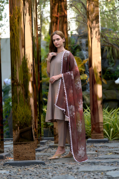 Brown Vatican Kurta Set