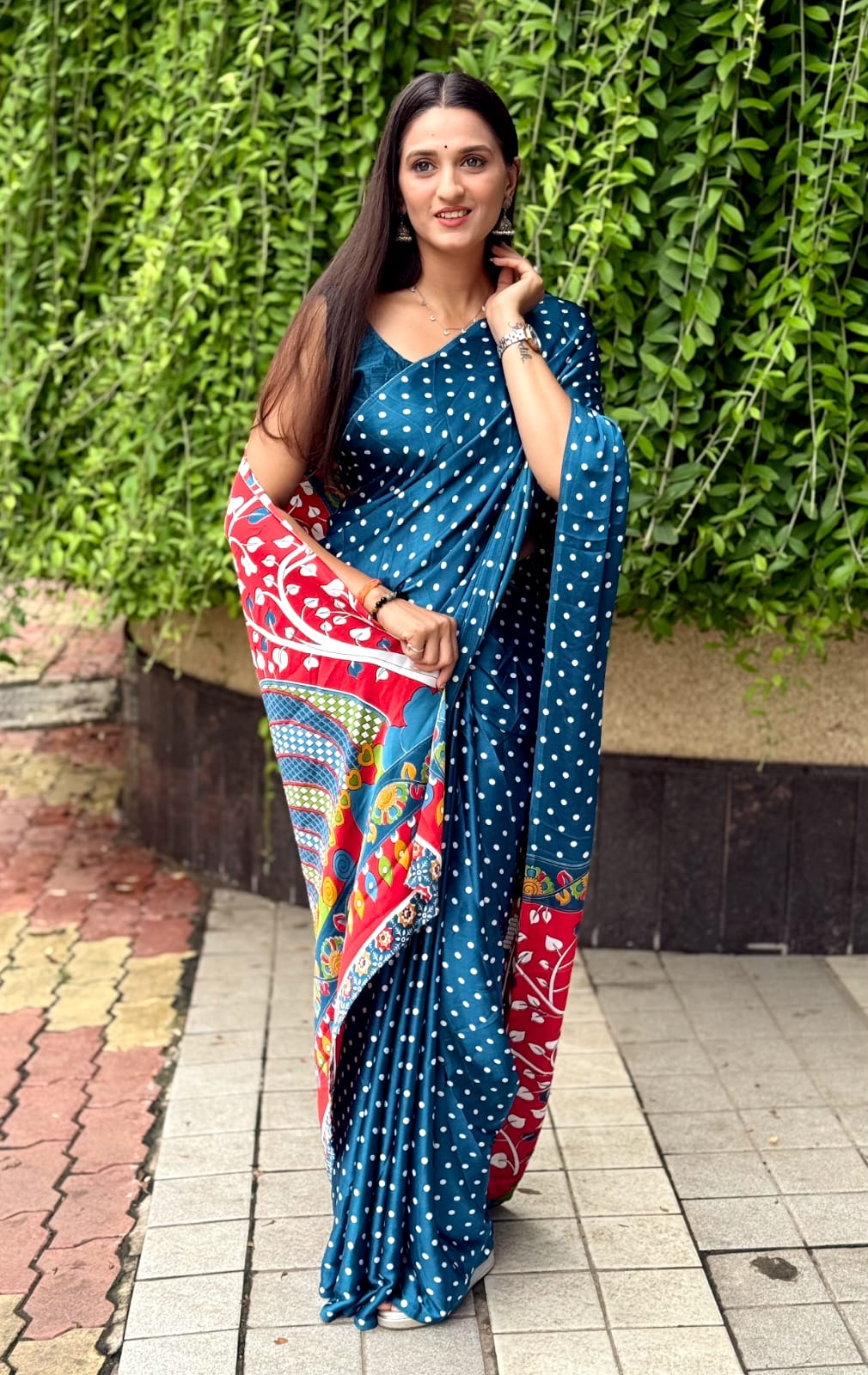 SUPER RICH PURE GAJI SATIN AJRAK SAREE