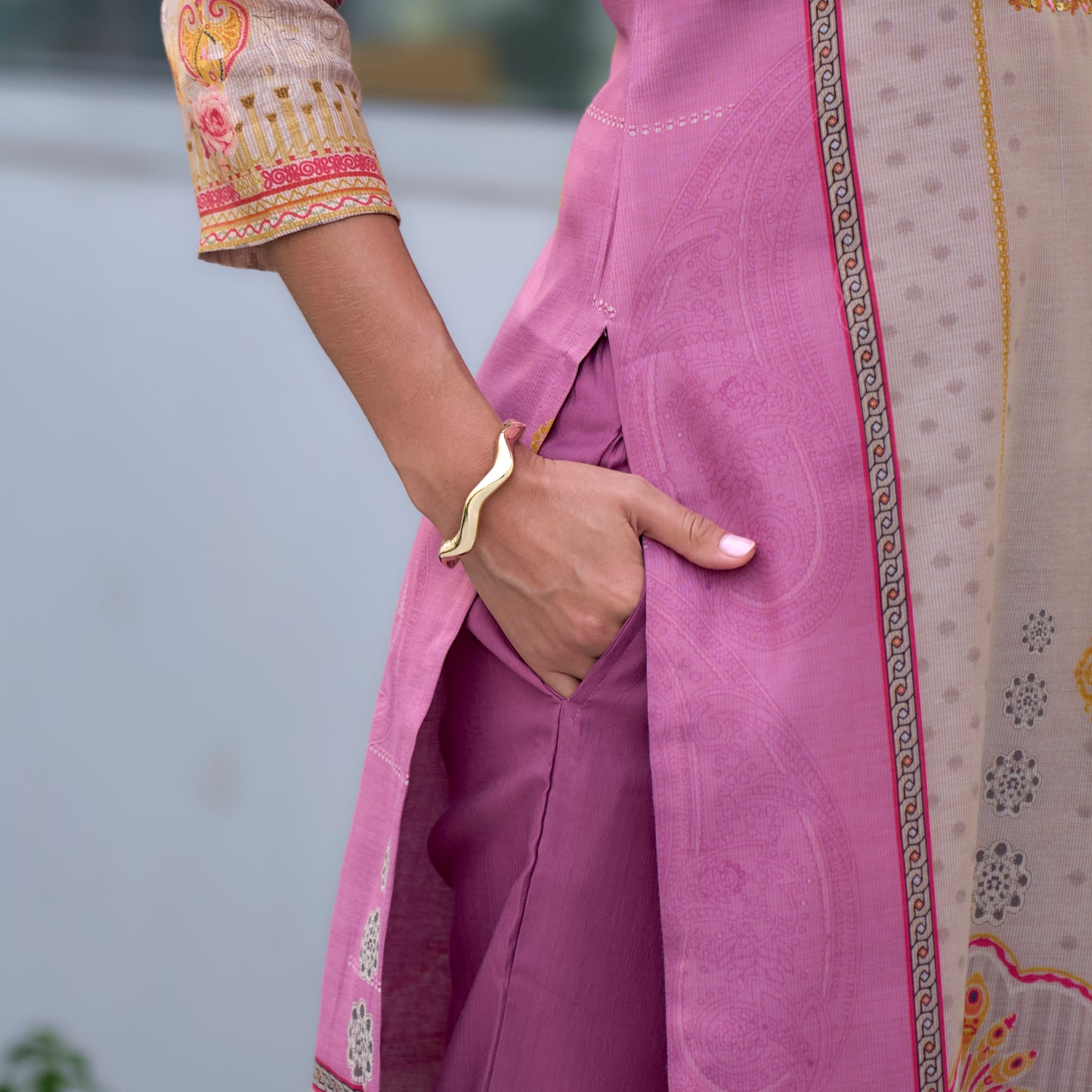 Cotton Summer Special Digital Printed Kurti Pant Dupatta Set