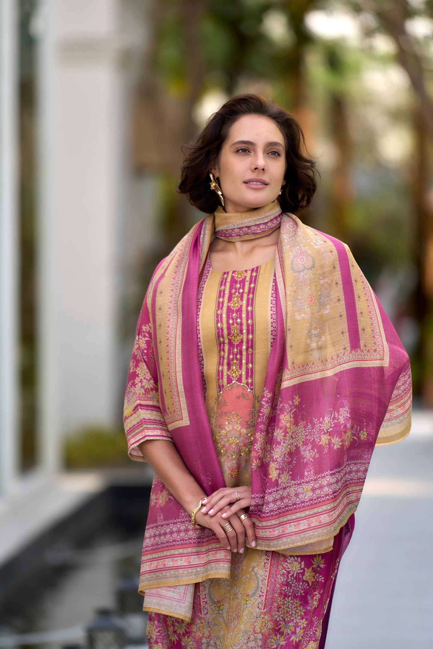 COTTON FLORAL PRINT KURTA