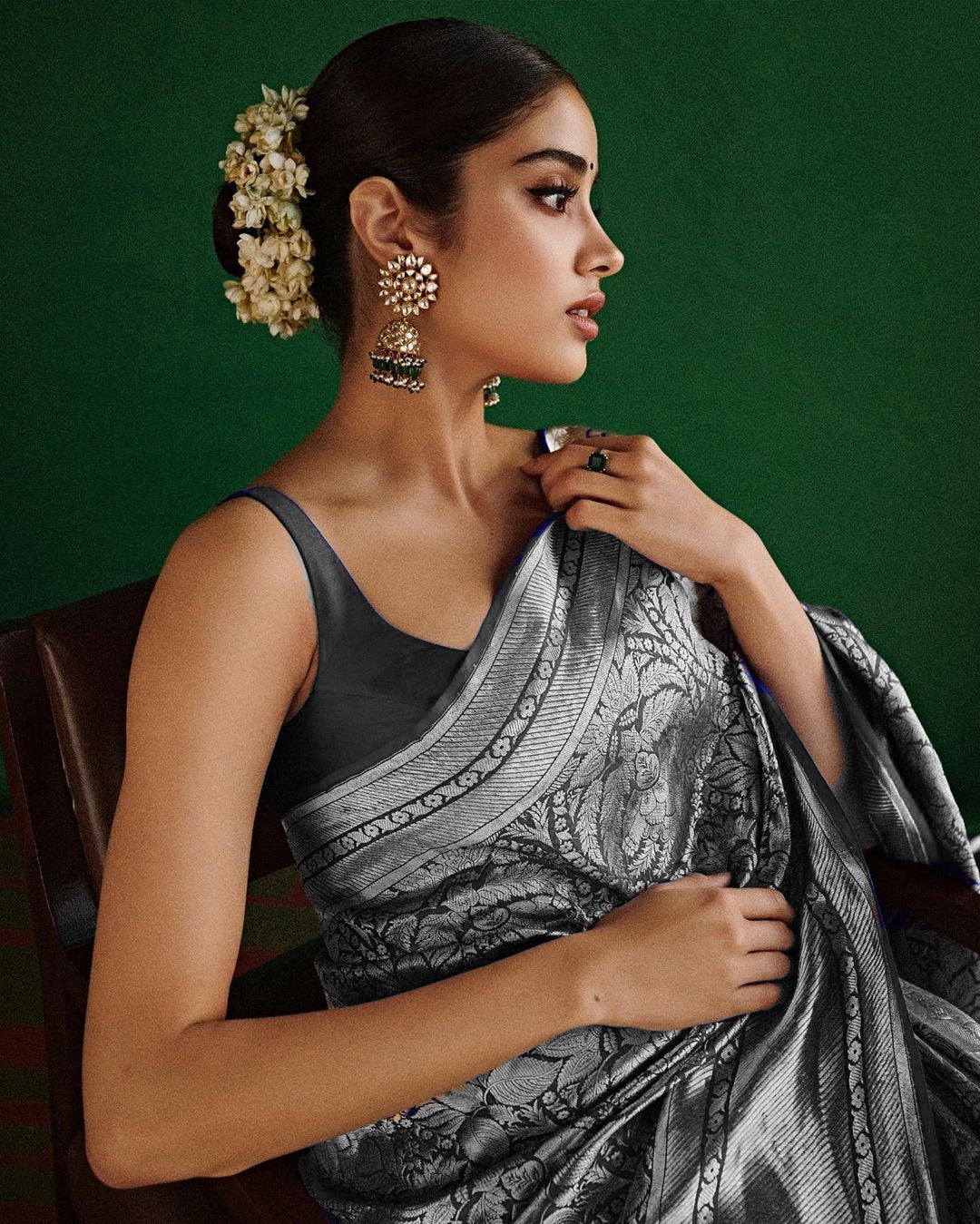 Designer Soft Lichi Silk Saree