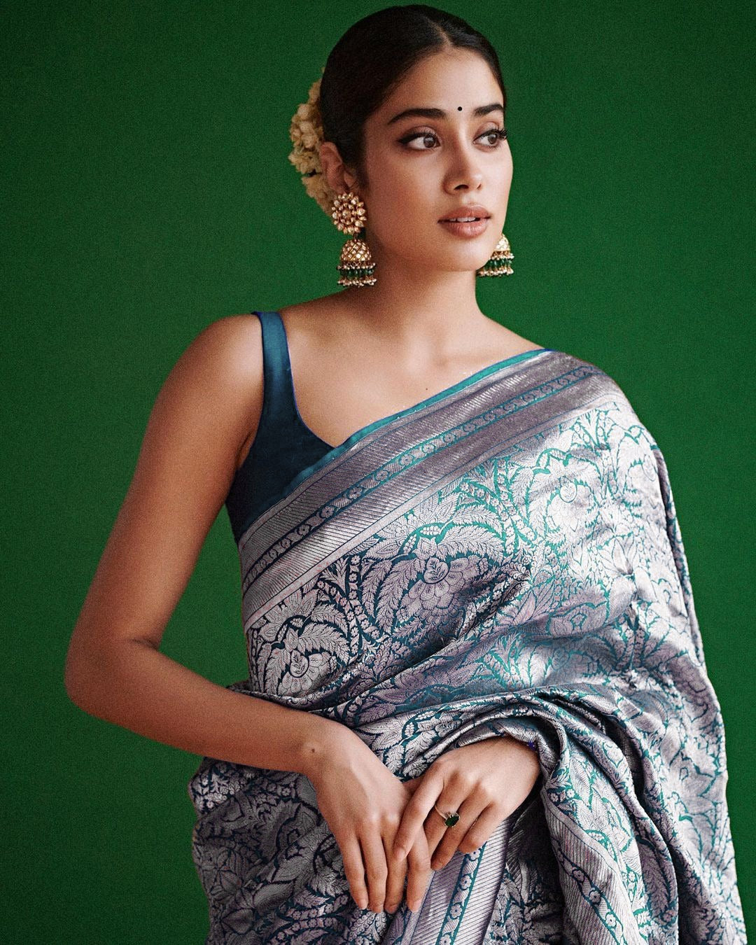 Designer Soft Lichi Silk Saree