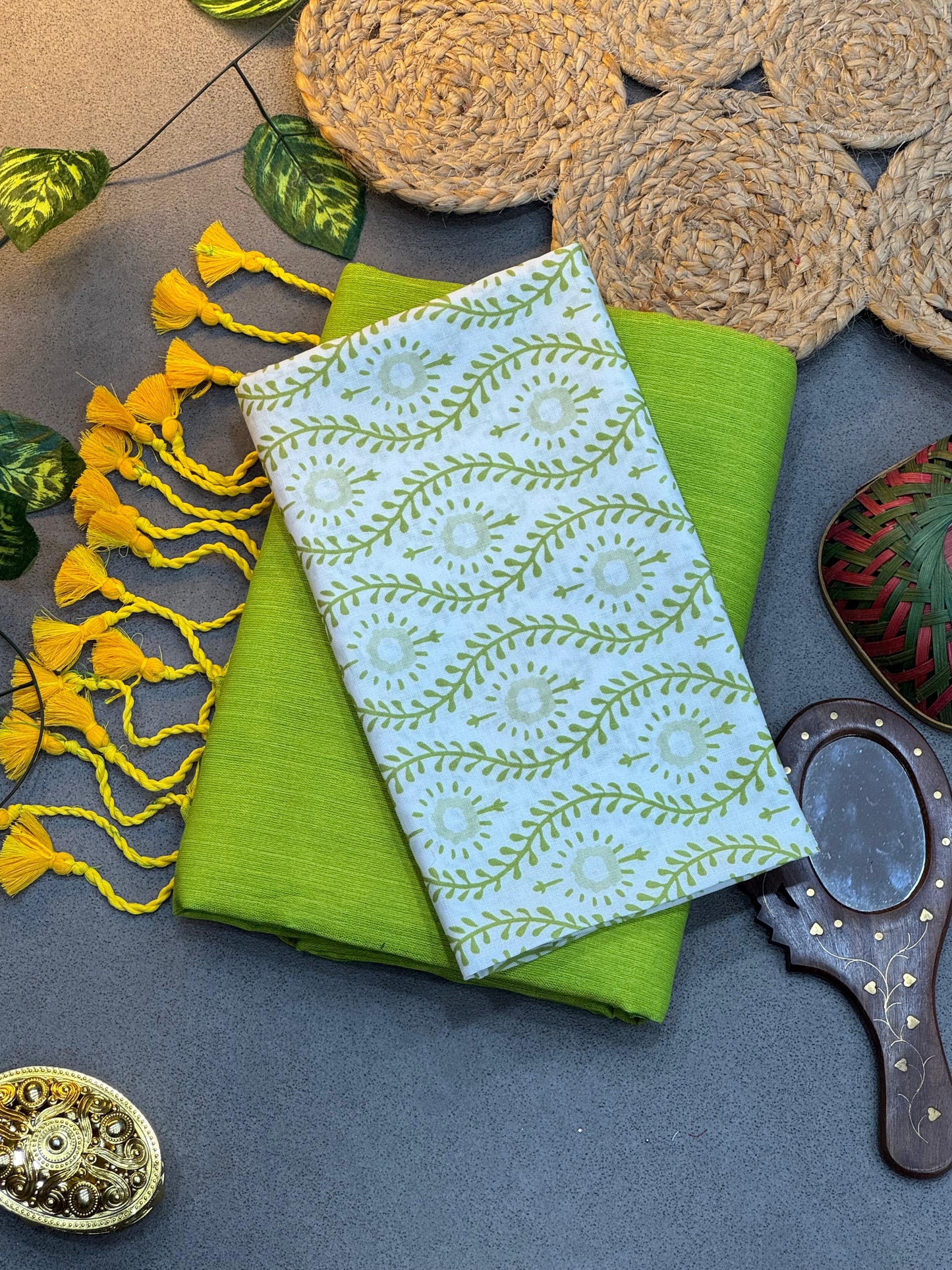 Lunch New Handloom Khadi Cotton Saree