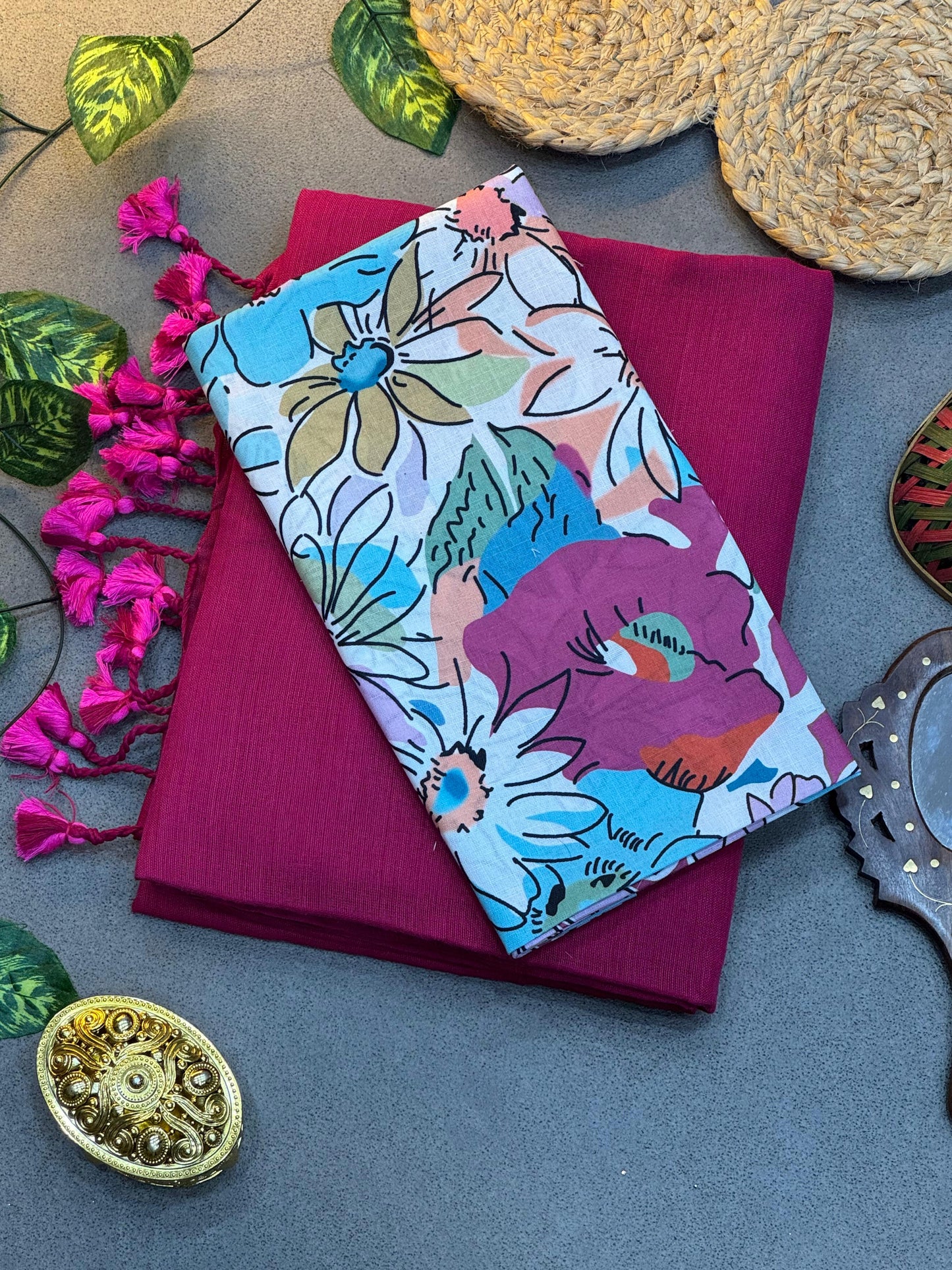 Lunch New Handloom Khadi Cotton Saree