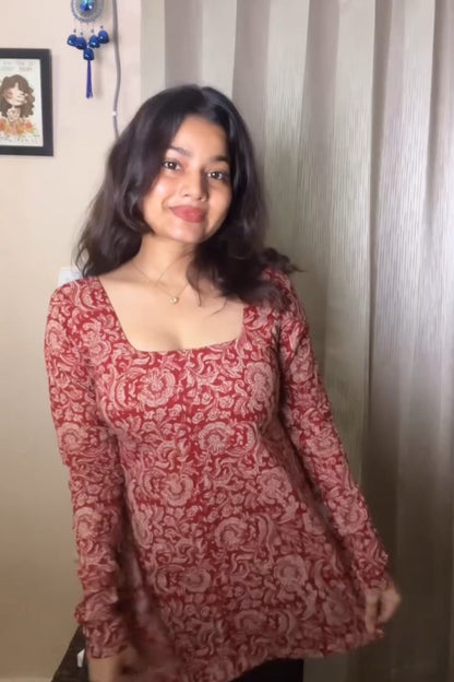 KURTI: GEORGETTE WITH PRINT