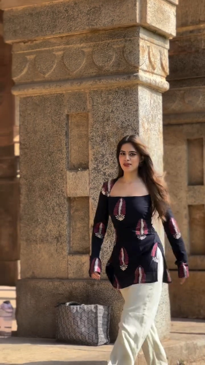 KURTI: RAYON WITH PRINT