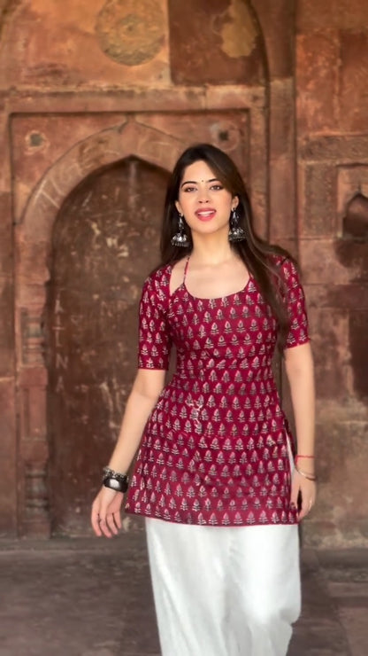 KURTI: RAYON WITH PRINT