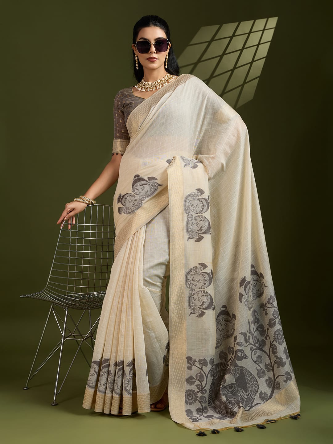 NOW WE ARE COMING WITH TOTALLY TRADITIONAL CONCEPT SAREE