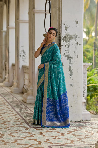 Soft Desi Raw Silk saree