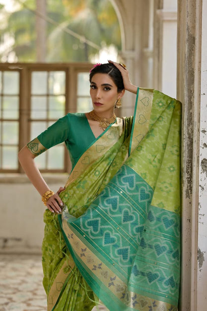 Soft Desi Raw Silk saree