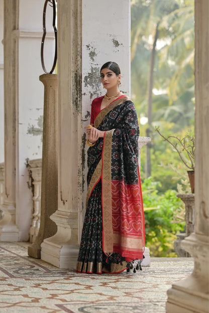 Soft Desi Raw Silk saree