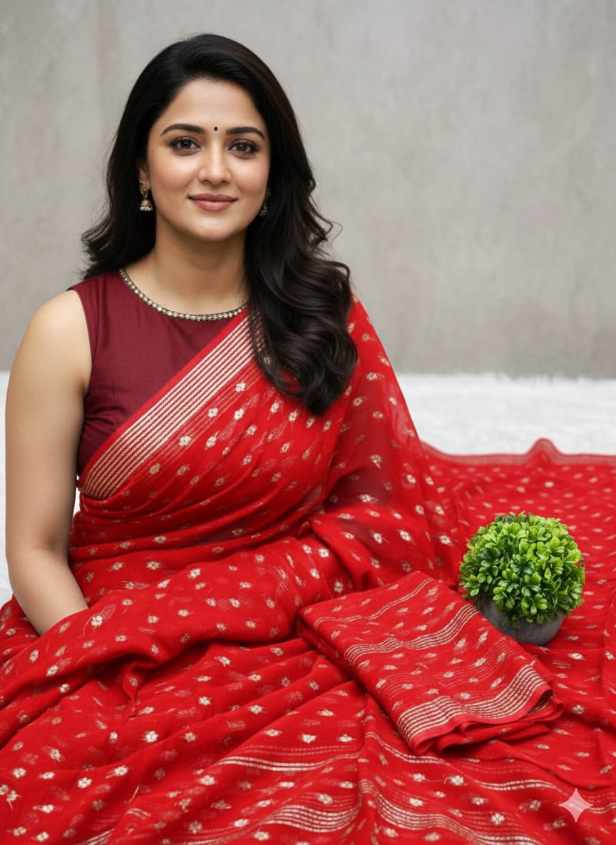 Pure Viscose Georgette SAREE