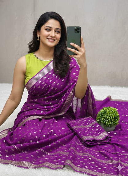 Pure Viscose Georgette SAREE