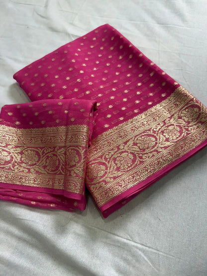 Viscose Georgette Saree