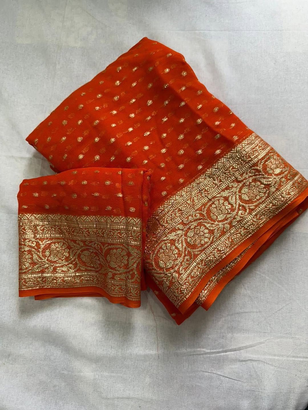 Viscose Georgette Saree