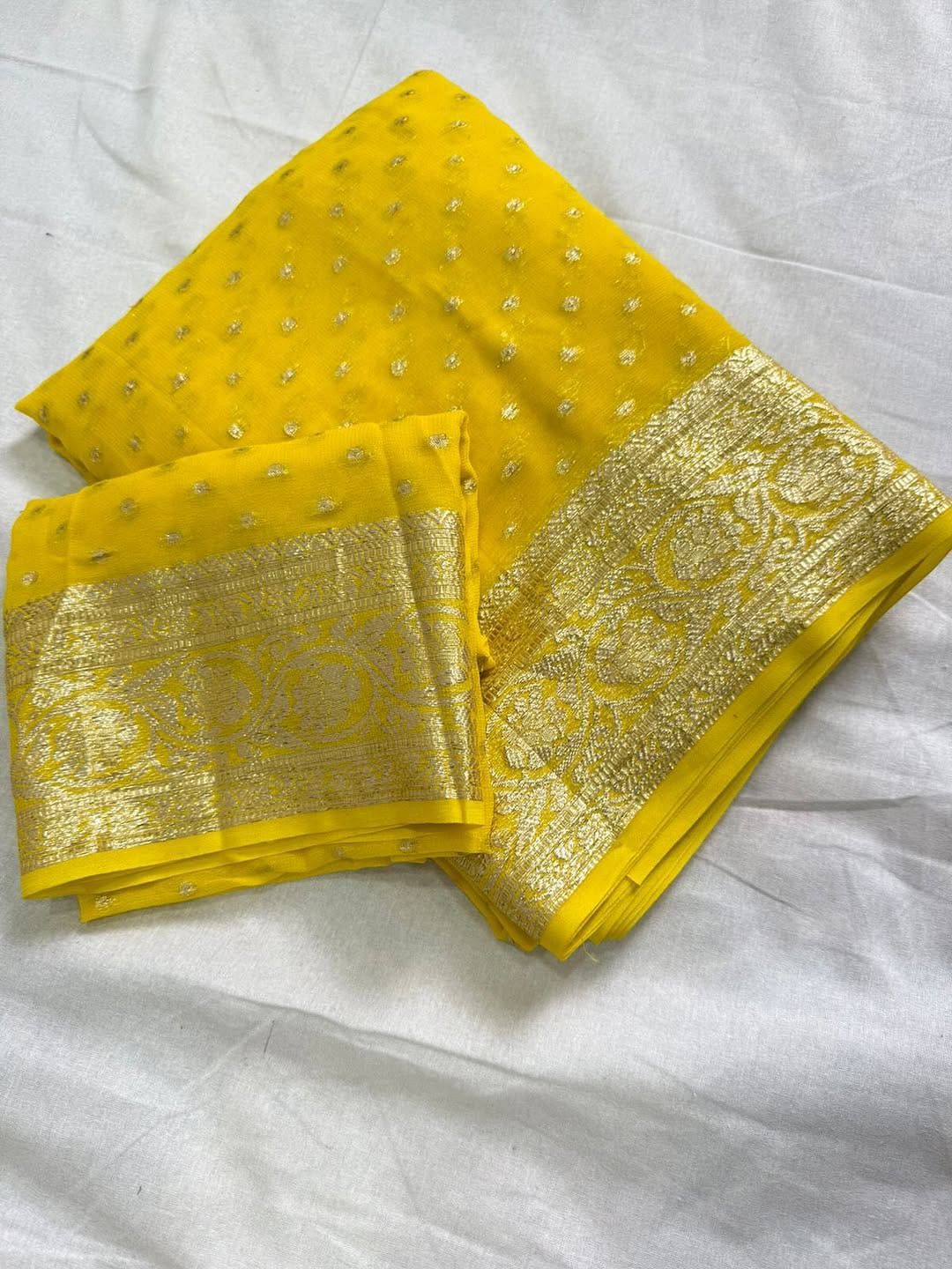 Viscose Georgette Saree