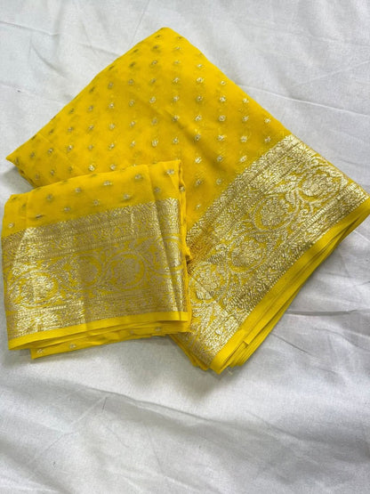 Viscose Georgette Saree