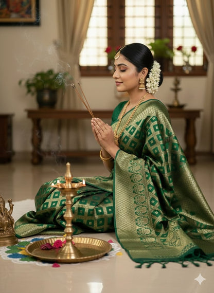 BEAUTIFUL SOFT BANARASI SILK SAREE