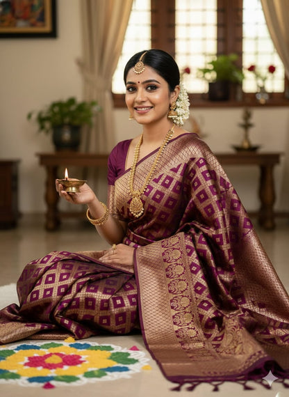 BEAUTIFUL SOFT BANARASI SILK SAREE