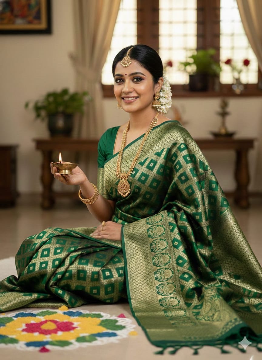 BEAUTIFUL SOFT BANARASI SILK SAREE