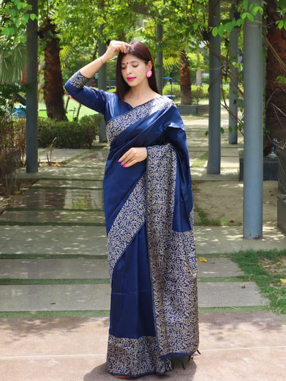 NEW DEMANDING KALAMKARI WEAVING SAREE