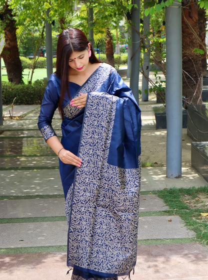 NEW DEMANDING KALAMKARI WEAVING SAREE