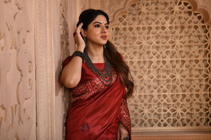 Banglori Handloom raw silk saree