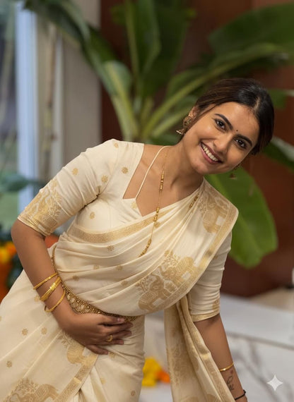 Pure Muslin Silk Saree