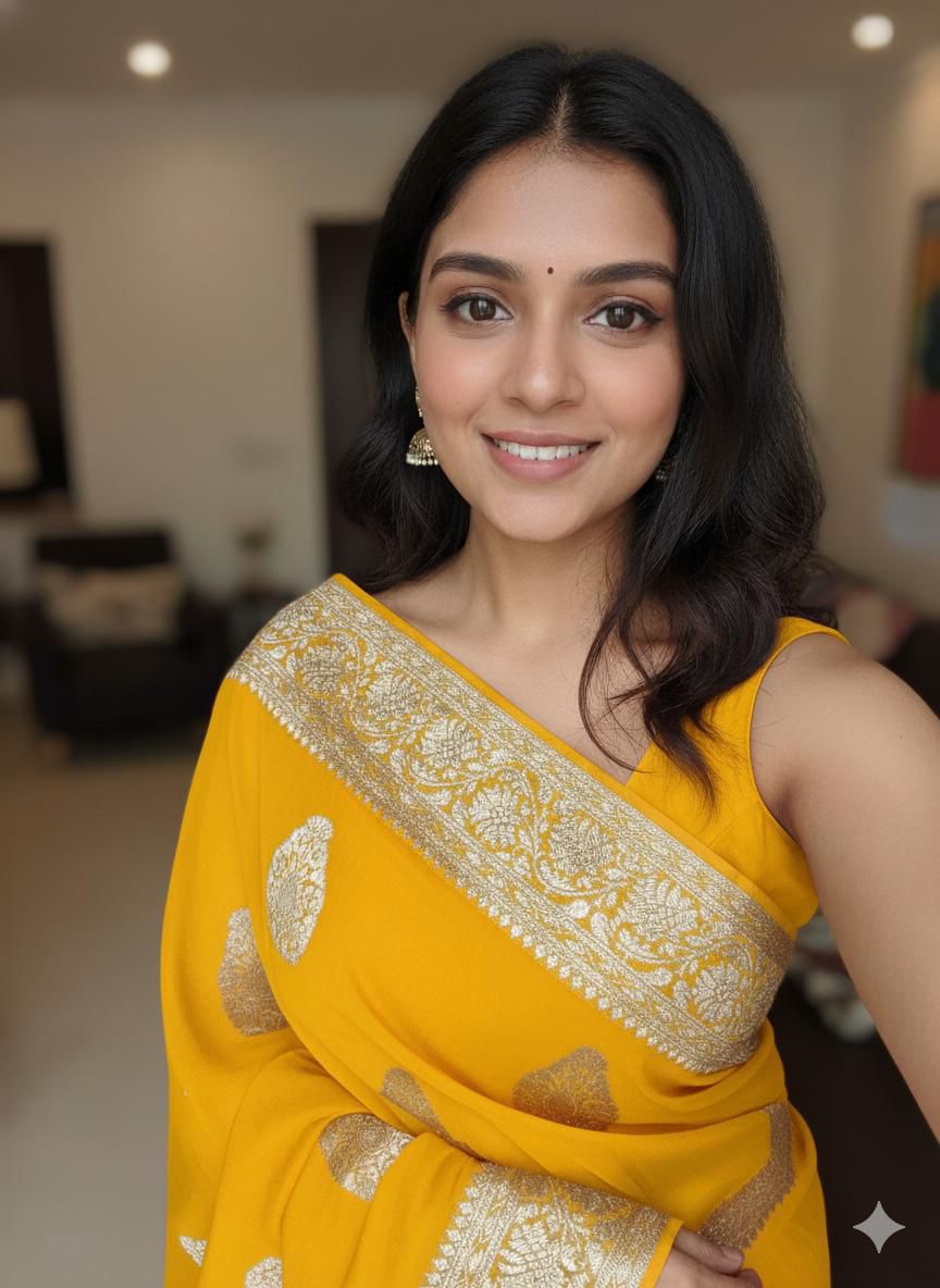 Viscose Georgette Saree