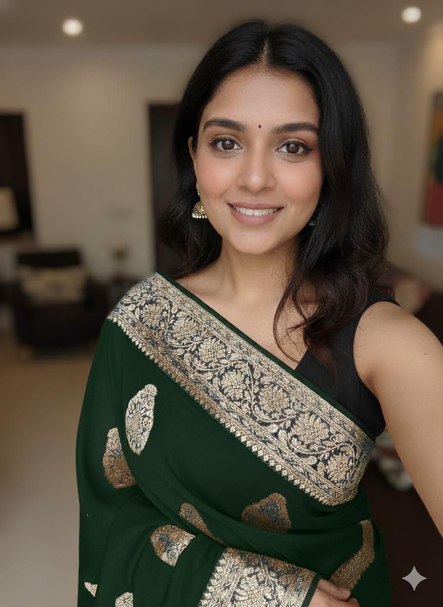 Viscose Georgette Saree