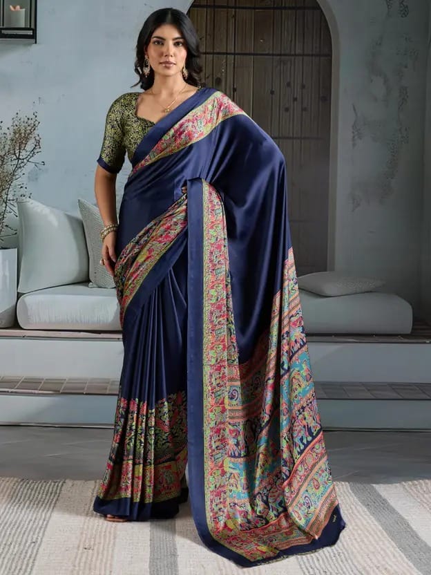 MADHUBANI  PRINTED  SAREE
