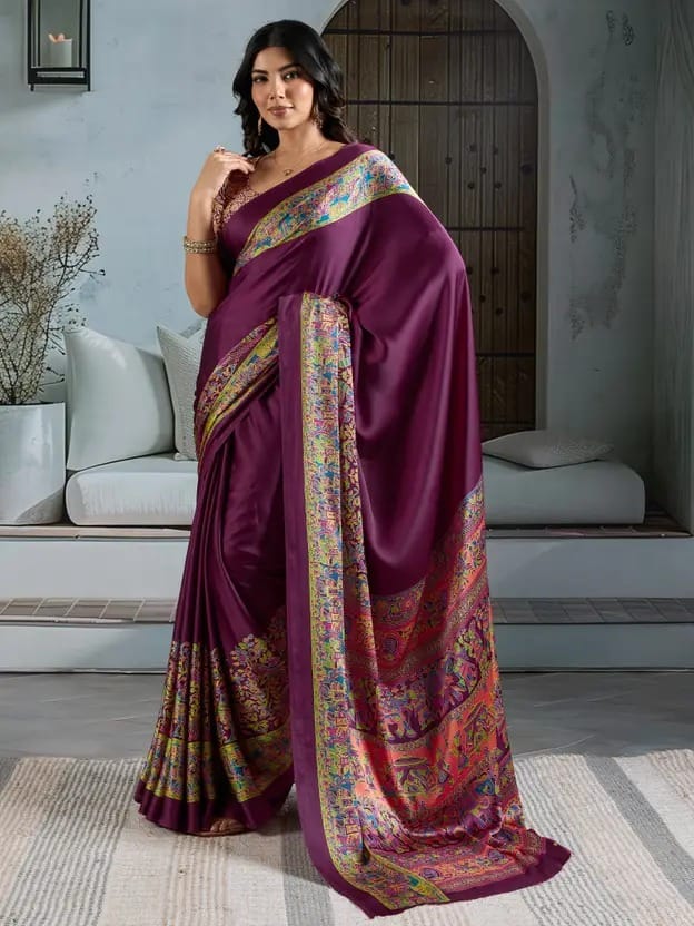 MADHUBANI  PRINTED  SAREE