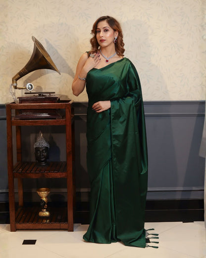 Royal Grace in Classic Black Saree