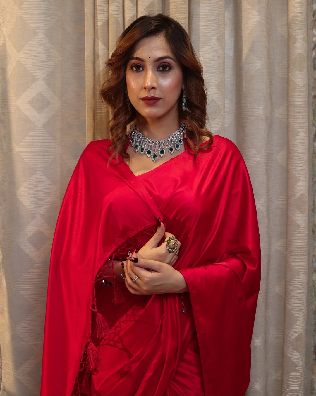 Royal Grace in Classic Black Saree