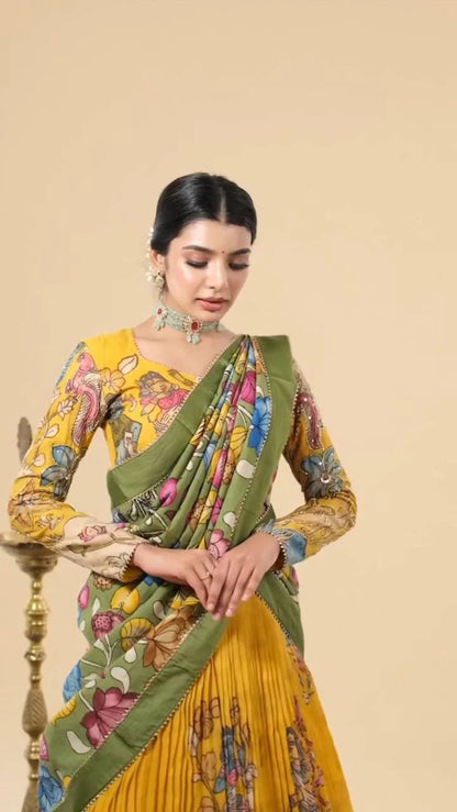 Heritage Reimagined: Kalamkari Lehengas with a Modern Twist