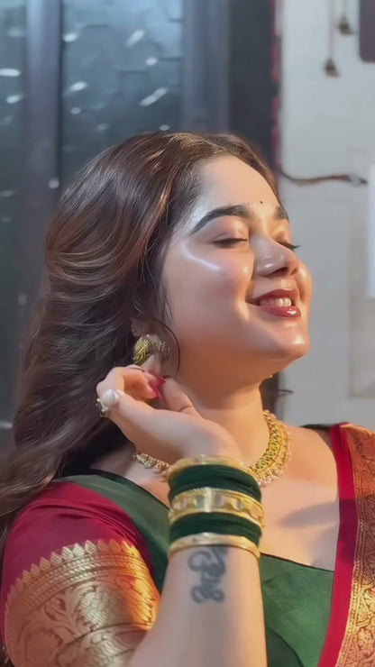 DESIGNER BANDHANI KANJIVARAM SAREE